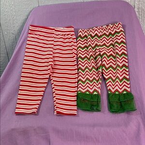 5 for $10 💜 Holiday Pants Size 9-12 Months